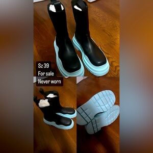 Authentic Bottega Veneta Tire Boots. With box and receipt never worn